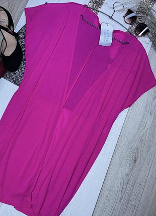 Нова літня накидка xxl 3xl яскраво рожева накидка тонка накидка великого розміру
