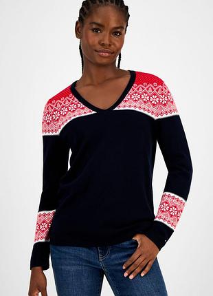 Жіночий светр tommy hilfiger з візерунком