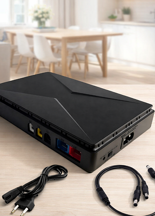 Мини-дбж andowl q-up900x1 – бесперебойник 10000 mah для wi-fi роутера, модема, ip-камер и led-освещения.