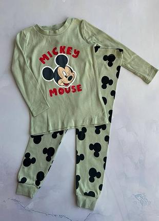 Піжама на хлопчика демісезонна mickey mouse primark р.92 см (1,5-2 роки)