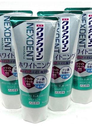 Зубна паста відбілююча nexdent kao clear clean з ароматом зеленої м’яти, 120 г, японія