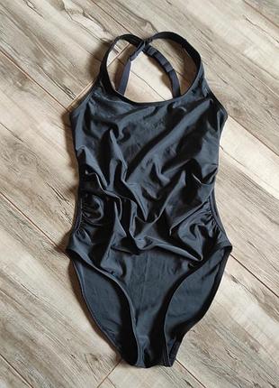 Чорний цілісний купальник slazenger s / eu 36 (uk 8)