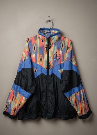 Вінтажна вітровка debute в стилі 90-х / geometric vintage windbreaker