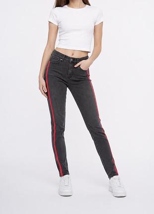 Pepe jeans джинси з лампасами (зріст 176/16 років), w26/l32