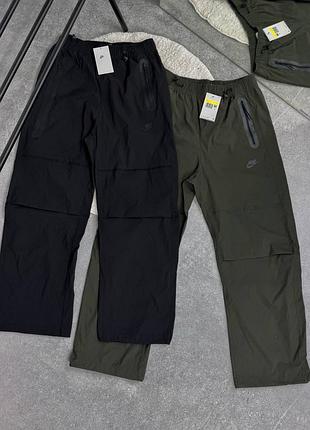 **штани nike tech woven style — нейлонові, oversiz