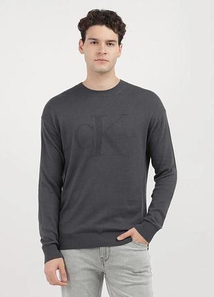 Мужской вязаный свитер calvin klein