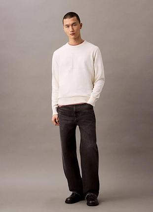 Мужской вязаный свитер calvin klein