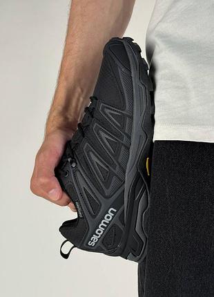 Чоловічі кросівки salomon speedcross pro thinsulate black grey white
