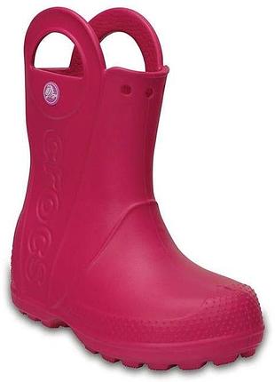 Crocs handle it rain boots резиновые сапоги,33-34р