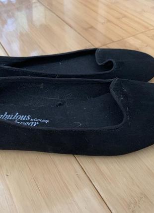 Чорні балетки  george з серії «fabulous footwear»