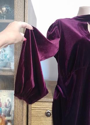Платье бархатное 👗 4