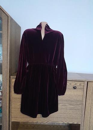 Платье бархатное 👗 2