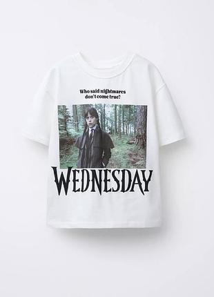 Футболка zara wednesday 13-14 років