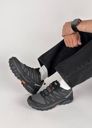 Мужские кроссовки salomon speedcross pro thinsulate grey black