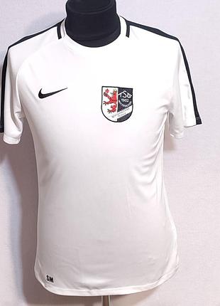 Футболка nike dri-fit l чоловіча біла спортивна tsg rottenacker джерсі футбол