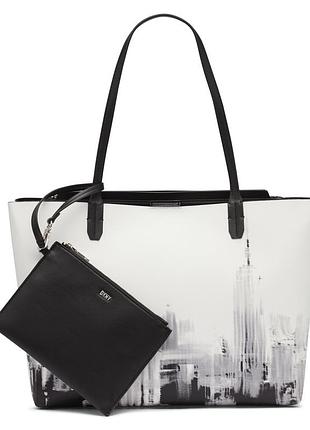 Женская большая сумка-тоут и клатч dkny набор