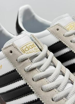 Женские кроссовки adidas spezial white black beige