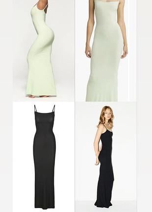 Довга сукня skims soft lounge long slip