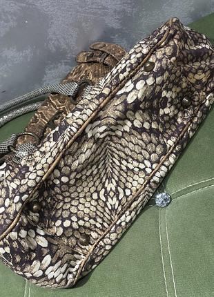 Just roberto cavalli vintage python style сумка оригінал 10
