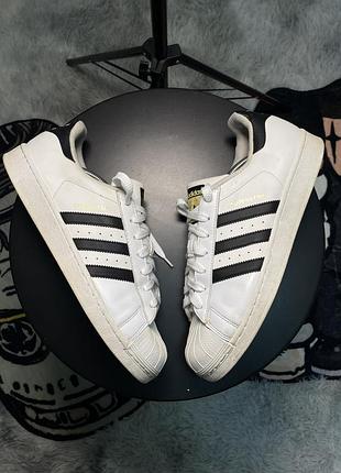 Кросівки adidas superstar білі, розмір 44