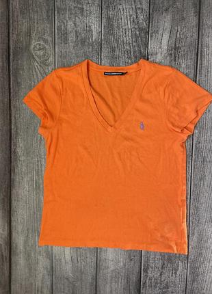 Жіноча бавовняна футболка ralph  lauren sport