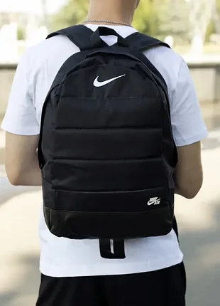 Комплект рюкзак черный мужской спортивный nike + сумка найк борсетка в комплекте 2