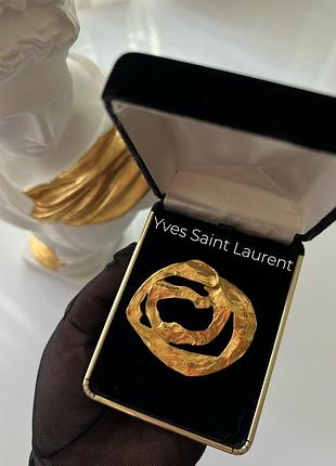 Вінтажна брошка ysl,yves saint laurent