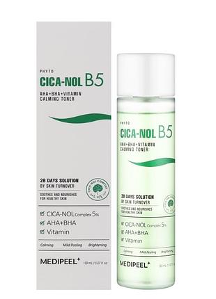 Відновлювальний тонік проти запалень
medi peel phyto cica-nol b5 aha bha vitamin calming toner 150 ml