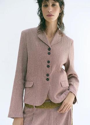 Блейзер zw collection с льном