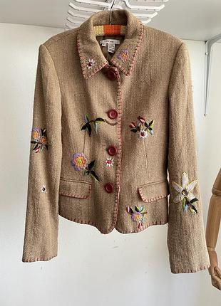 Лляний піджак zara