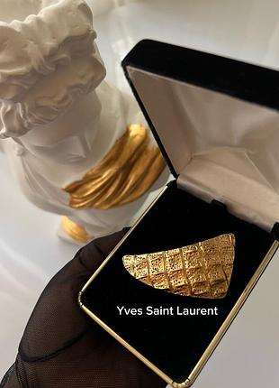 Вінтажна брошка ysl,yves saint laurent