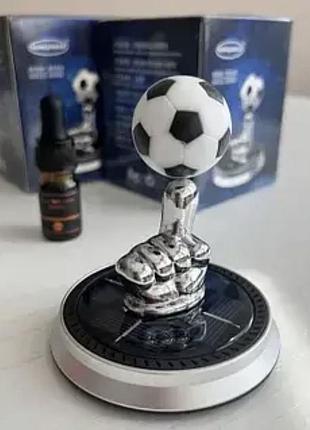 Автомобильный ароматизатор на солнечной батарее футбольный мяч