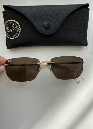 Сонцезахисні окуляри оригінал ray-ban 3768 001/73 dark brown