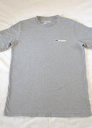 Berghaus classic logo tee чоловіча сіра футболка оригінал! розмір l-xl