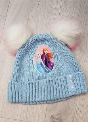 Демисезонная шапочка frozen эльза