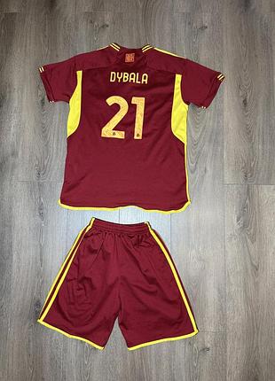 Дитяча футбольна форма рома roma dybala #21, розмір 28, italia