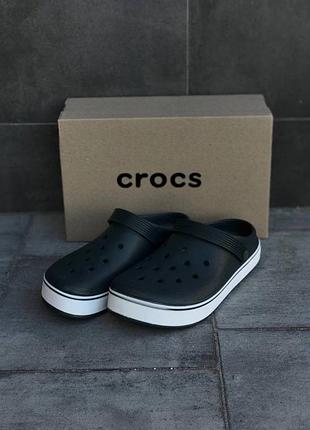 Crocs чорні унісекс шльопанці | літні тапочки для чоловіків та жінок підлітків мужские женские кроксы чорные всегда в моде удобные тапочки на лето