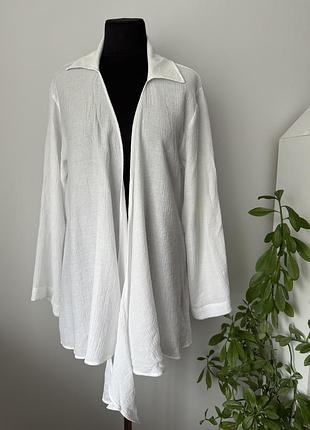 Накидка кардиган рубашка оверсайз м р от h&m
