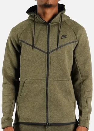 Nike tech fleece (m) nsw windrunner мужская ветровка кофта хаки худи