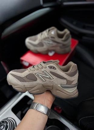 Коричневые замшевые new balance 9060, красивые женские new balance, new balance 9060 женские
