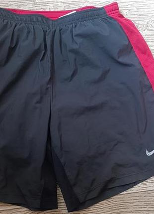 Спортивные шорты nike 2-in-1 (dri-fit / nike pro combat) размер м - оригинал!