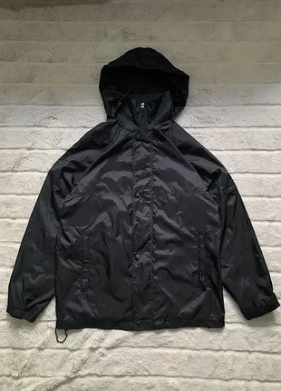 Ветровка authentic wear (m) pro black куртка курточка мужская черная мембрана