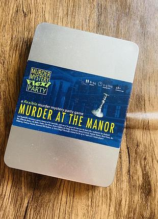 Настільна гра murder at the manor в залізній коробці