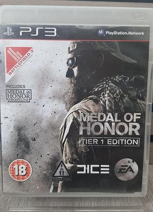 Дисковая версия игры medal of honor tier 1 edition (ps3) bles01108