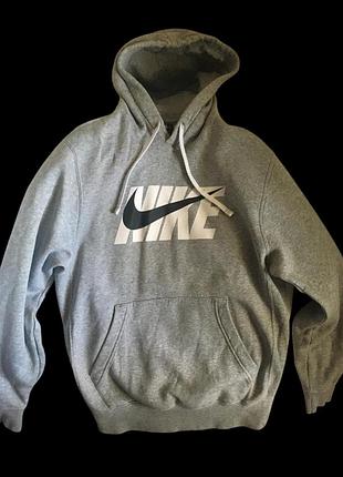 Оригінальне худі nike futura logo grey / сіре худі найк xs (оригінал)