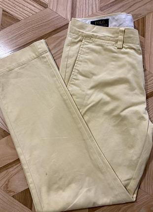 Оригінальні штани polo ralph lauren slim fit chino, бавовна