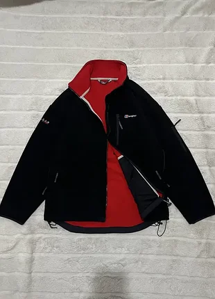 Berghaus (l) extrem windstopper мужская флисовая ветровка флиска куртка