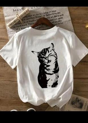 Футболка с котиком