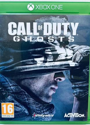 Call of duty ghosts, б/в, англійська версія - диск для диск для xbox one