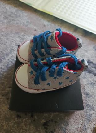 Пінетки converse first star hi, оригінал, 18 розмір, для хлопчика